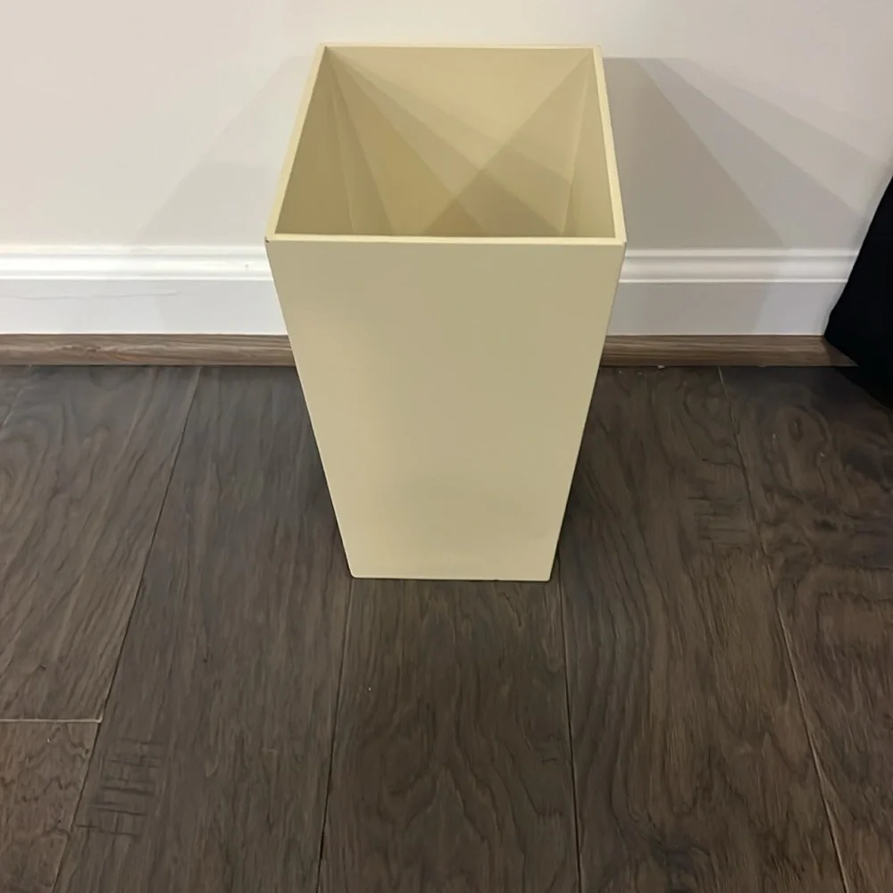 Texas State Flag Wastebasket Trash Can wooden